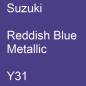 Preview: Suzuki, Reddish Blue Metallic, Y31.